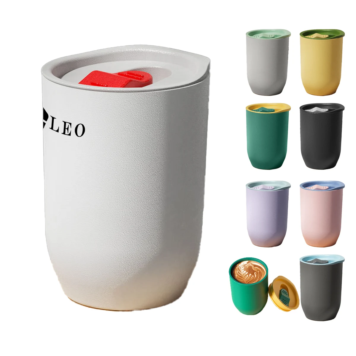 12 Oz Reusable Plastic Leakproof Cup 1