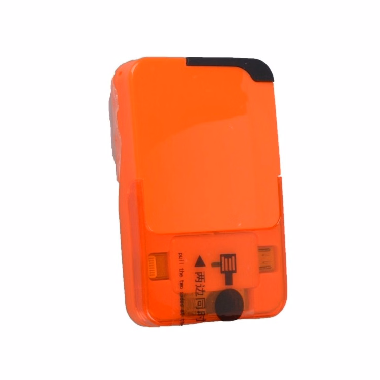 3 in 1 Retractable Date USB Cable Phone Charger