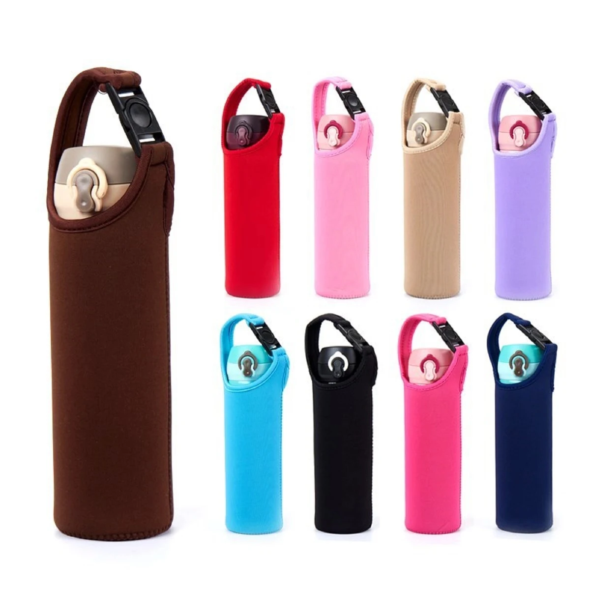 Neoprene Can Cooler with Short Lanyard 1