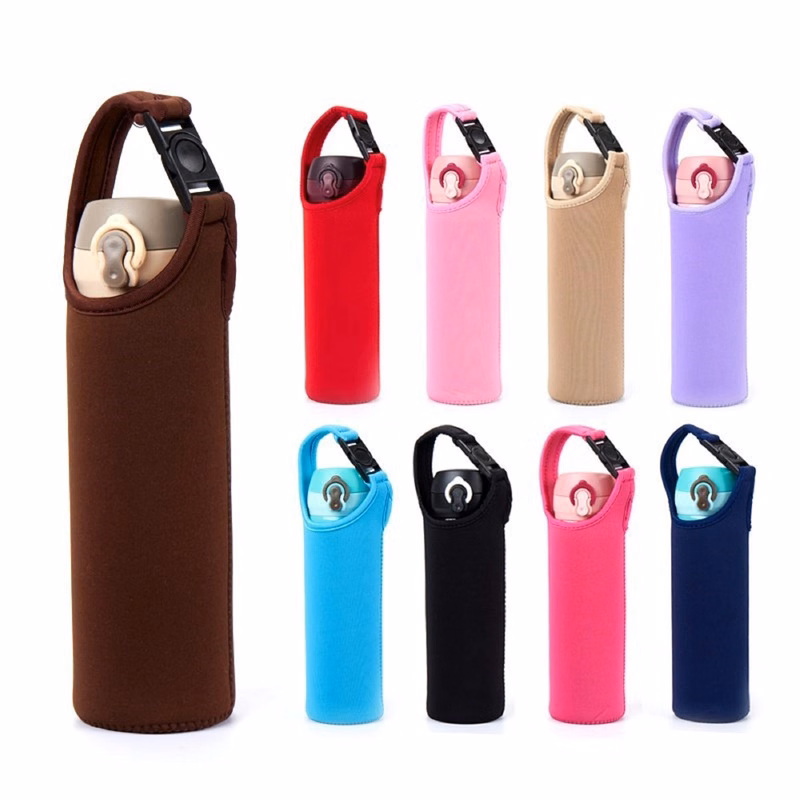 Neoprene Can Cooler with Short Lanyard