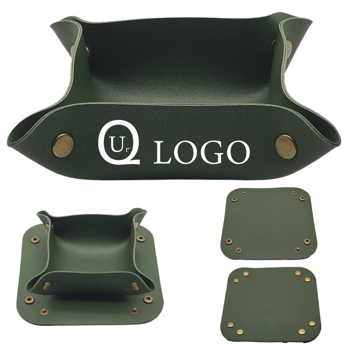 Leather Desk Organizer Tray 1