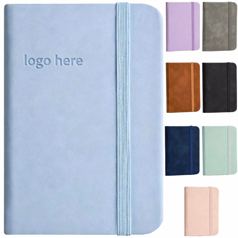 Portable Pocket Notebook Made of PU Sized 3\*4.3 Inches