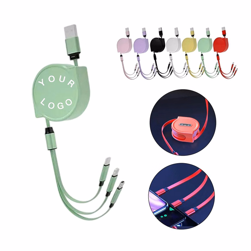 Multi Device USB Cable with Three Connectors