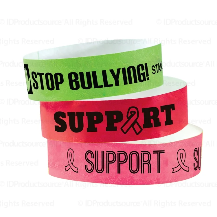3/4" Custom DuPont™ Tyvek® Wristband 1