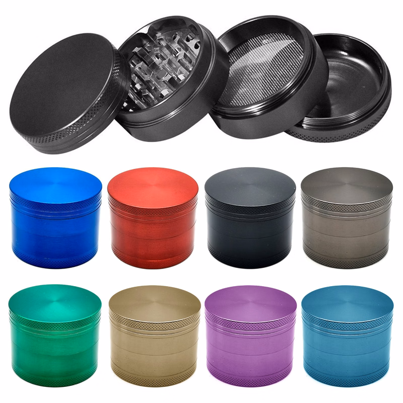 50mm 4 Pieces Zinc Alloy Herb Spice Grinder