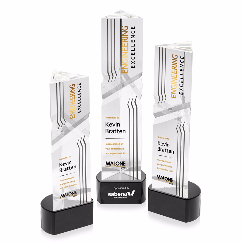 Oakham VividPrint™ Award on Paragon Base - Black