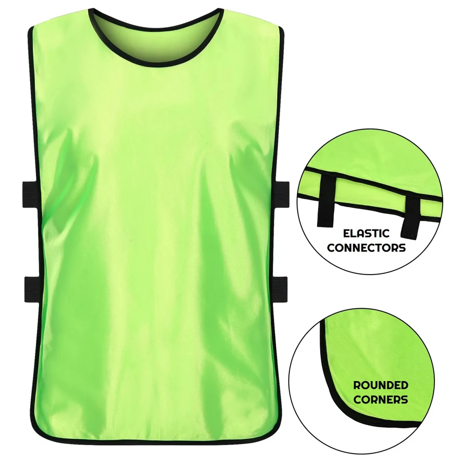 Adult & Kids' Polyester Training Pinnie with Elastic Side 1