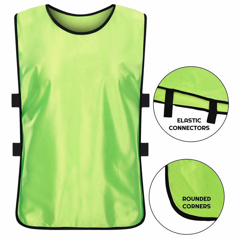 Adult & Kids' Polyester Training Pinnie with Elastic Side