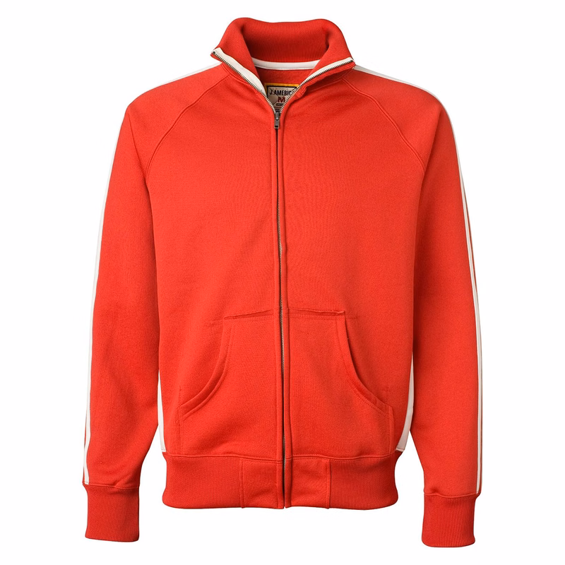 Men's Vintage Polyester Fleece Track Jacket - 8858
