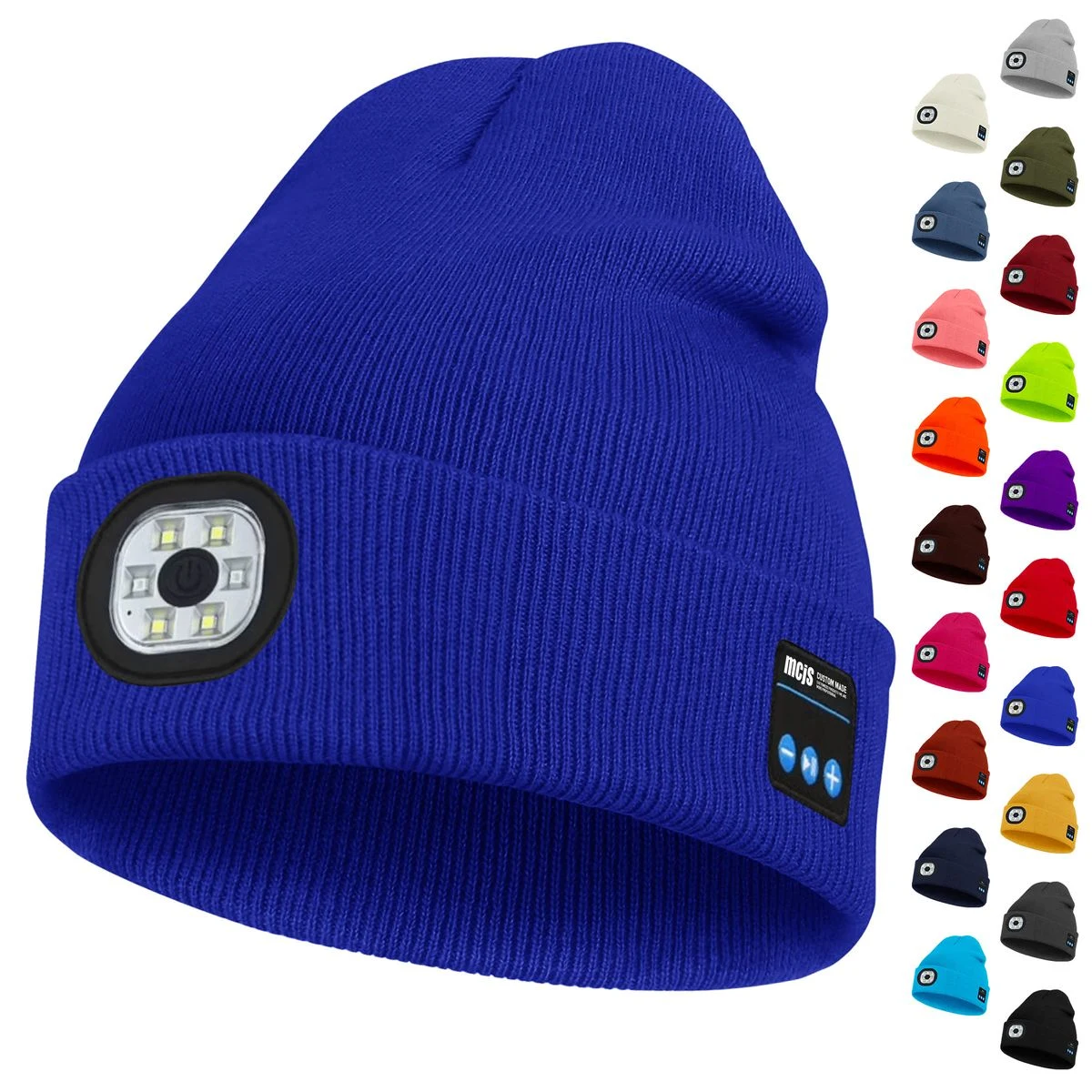 LED Lighted Bluetooth Beanie Hat 1
