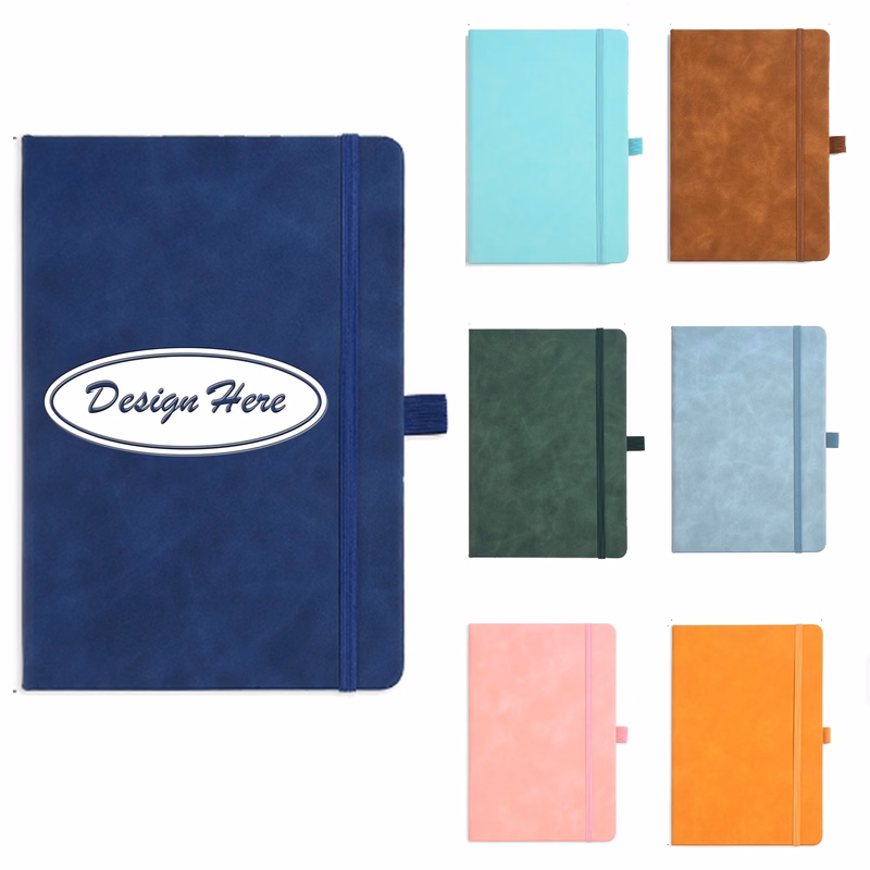 Professional A5 Business Notebook with Convenient Strap Closure