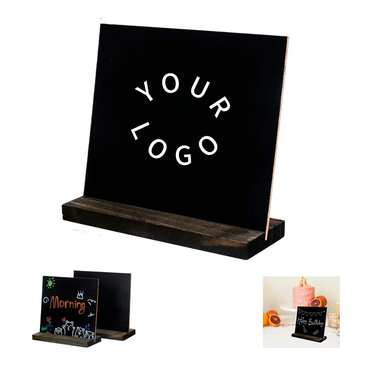 Portable Wood Chalkboard Stand for Cafes and Shops 1