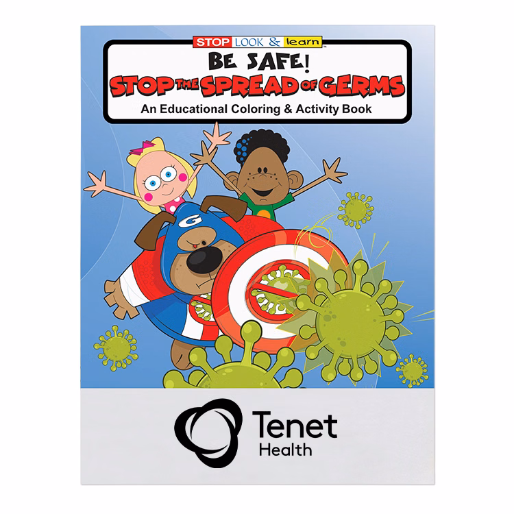 Stop the Spread of Germs Coloring Book