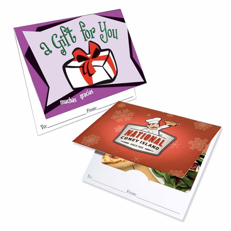 Economy Gift Card Holder - 4" x 3 1/4"