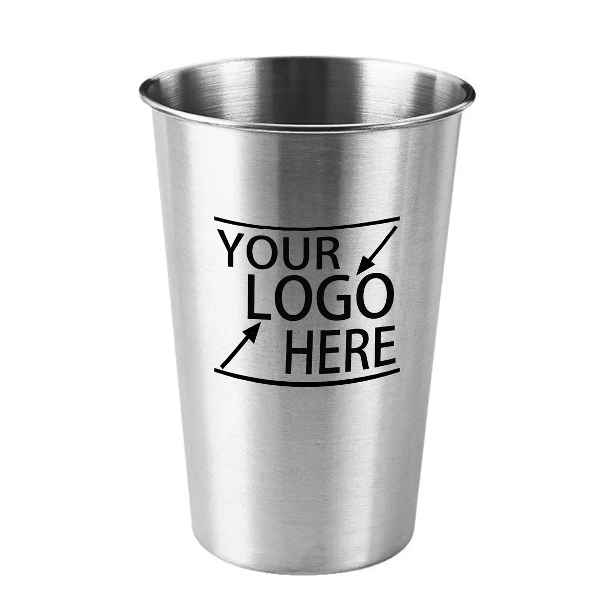 16.9oz Stainless Steel Pint Cup 1