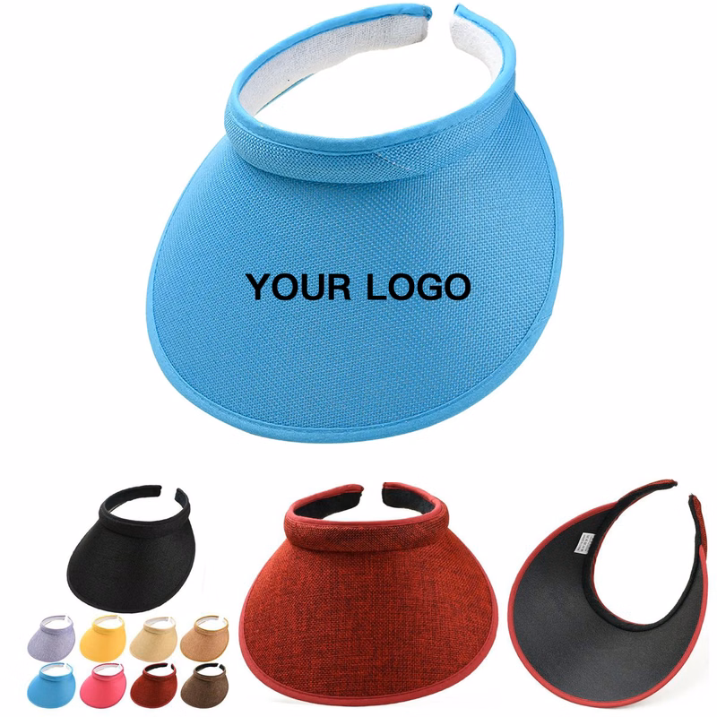 Adjustable Linen Sun Visor For Daily Wear