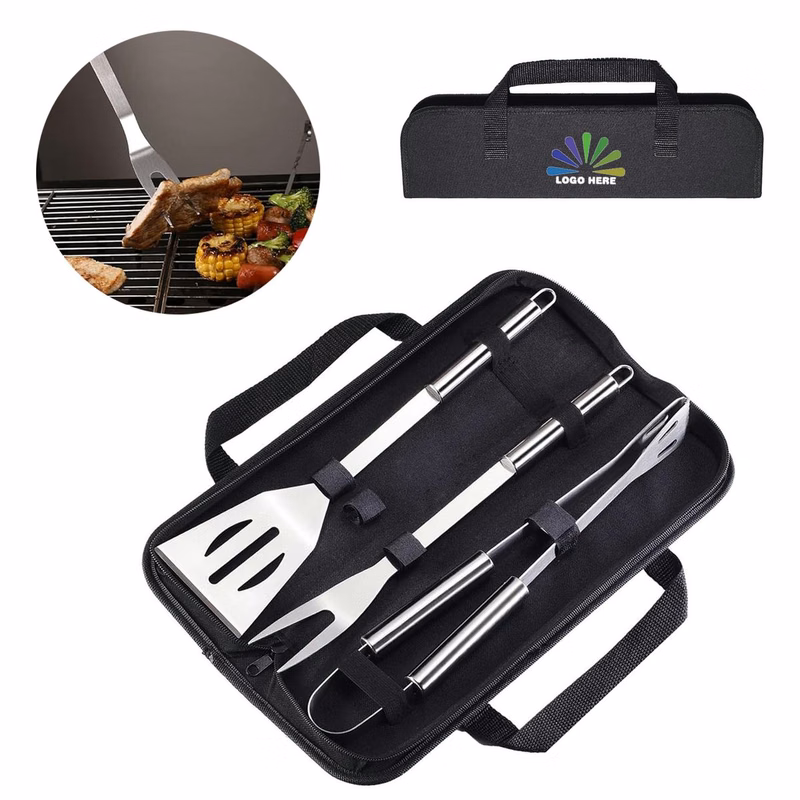 4-Piece Barbeque Grilling Tool Set