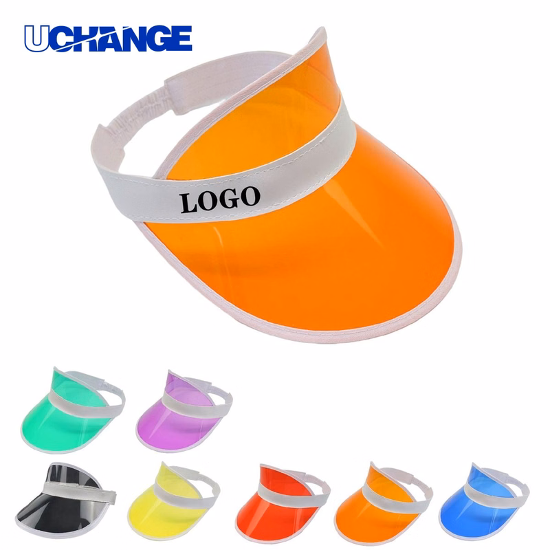 Candy Colored PVC Sun Visor for Outdoor Use