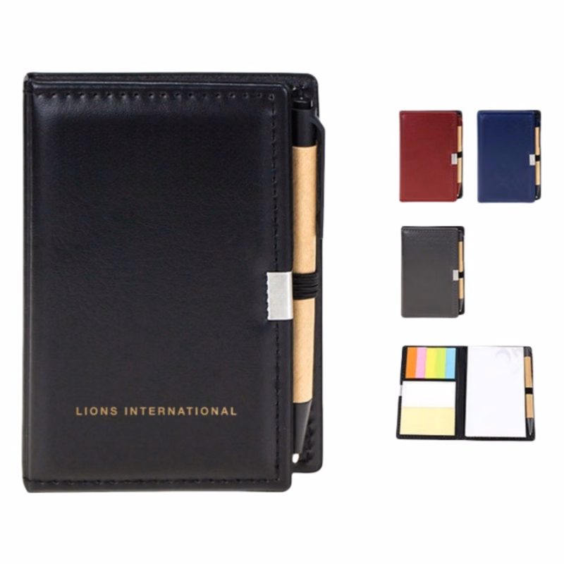 PU Cover Notepad With A Pen