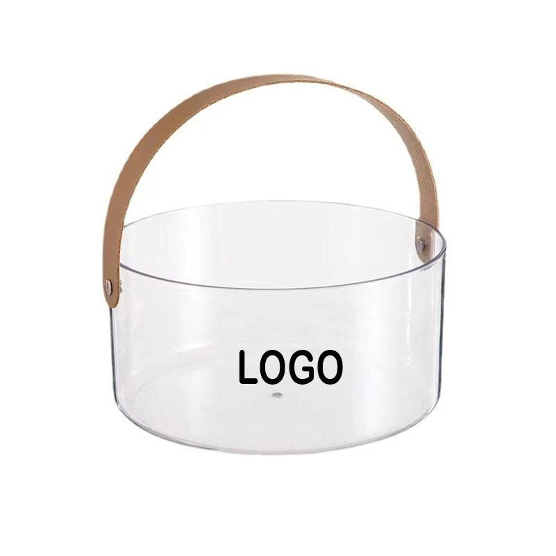 Round Ice Bucket With Handle 1