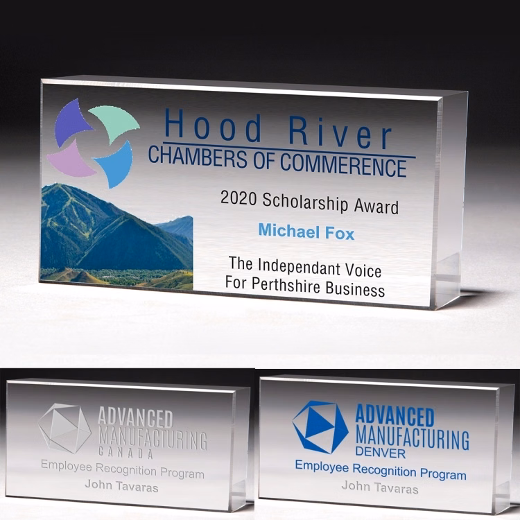 The Cube Award – 2 ½" x 5" x 1" - 2031L (Laser)