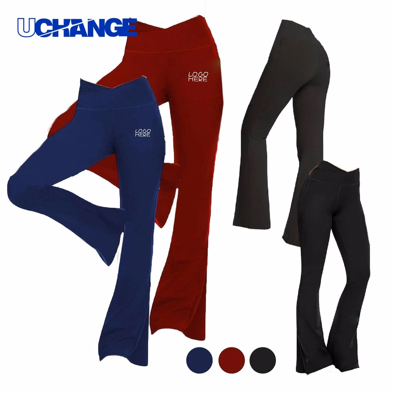 High-Waisted Bootcut Yoga Pants Apparel