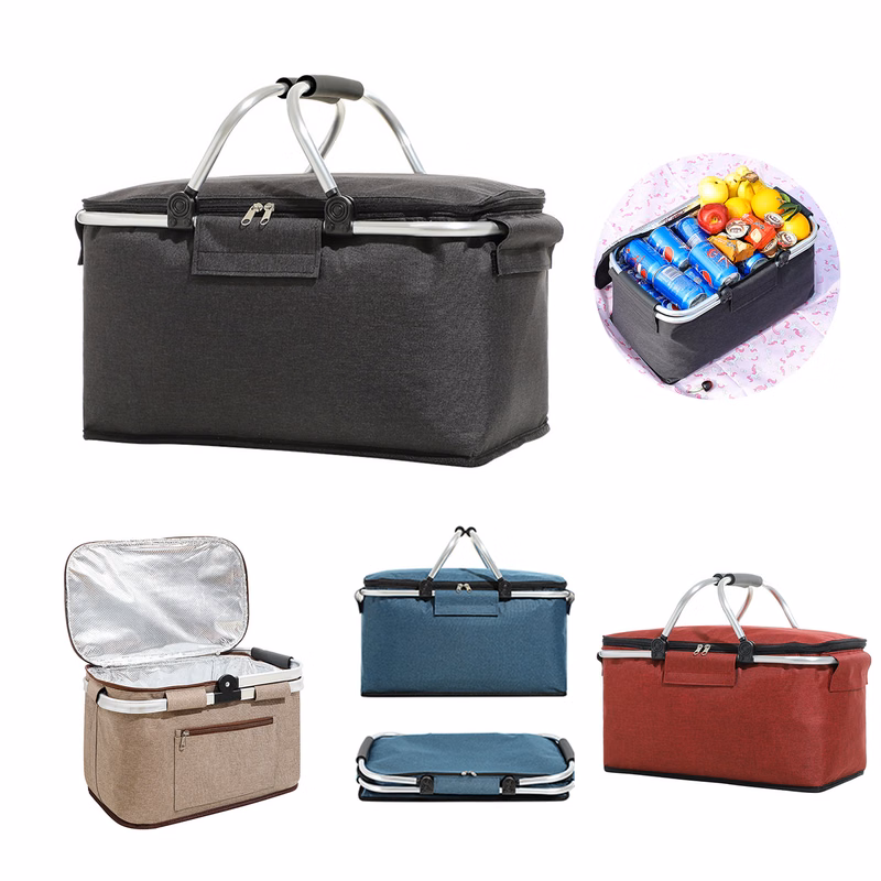 18L Foldable Insulated Picnic Basket