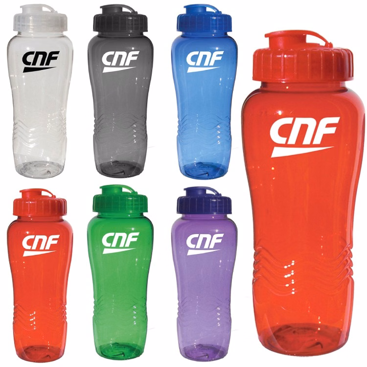 26 oz. Classic Wave Sports Bottle - PET - USA Made - BPA FREE
