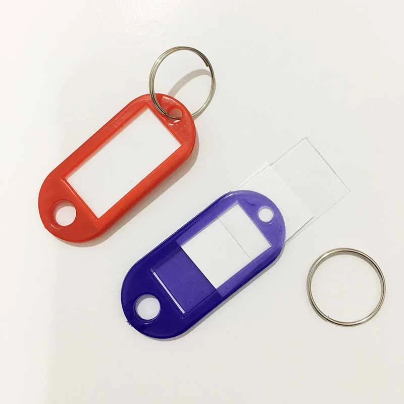 Plastic Key Tags With Label Window 1