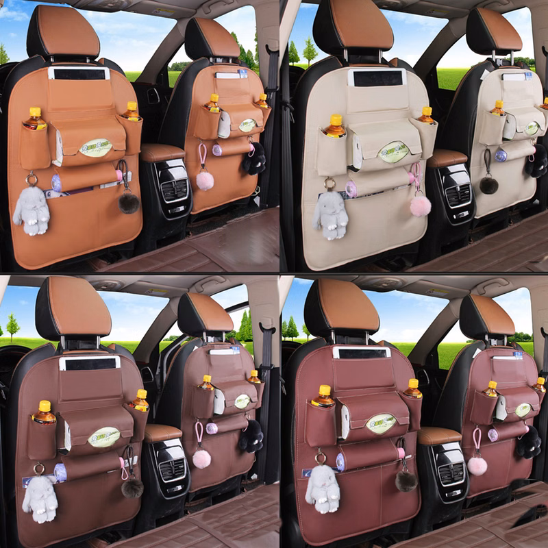 Car Backseat Storage Organizer Pu Leather