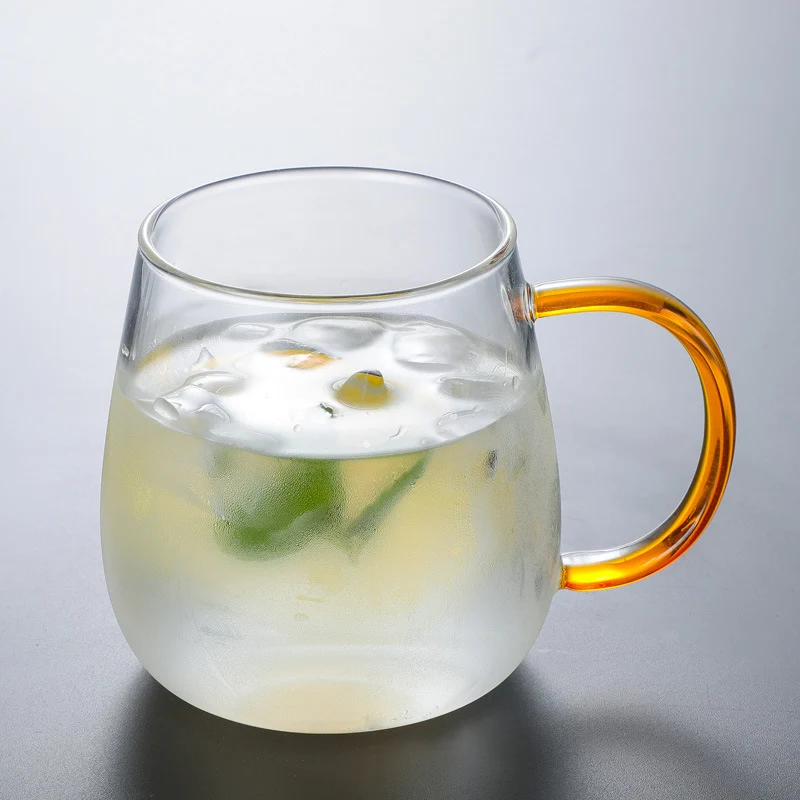 17 OZ Custom Glass Coffee Mug 1