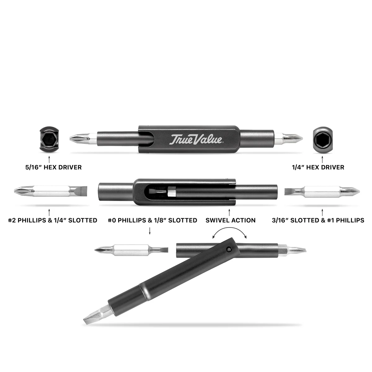 Top Torque™ 8-in-1 T-Handle Screwdriver 1