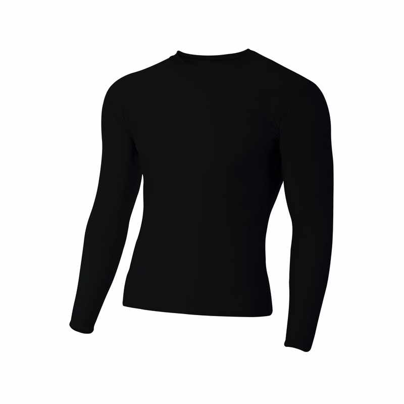 A4 Youth Long Sleeve Compression Crew