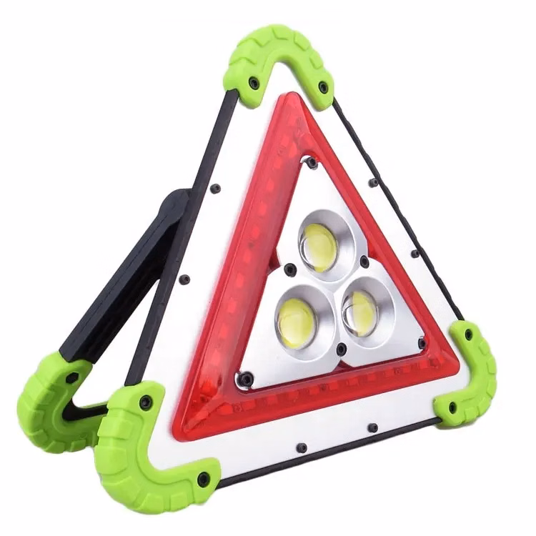 Multifunctional Triangle Warning Sign / Rechargeable Work Light