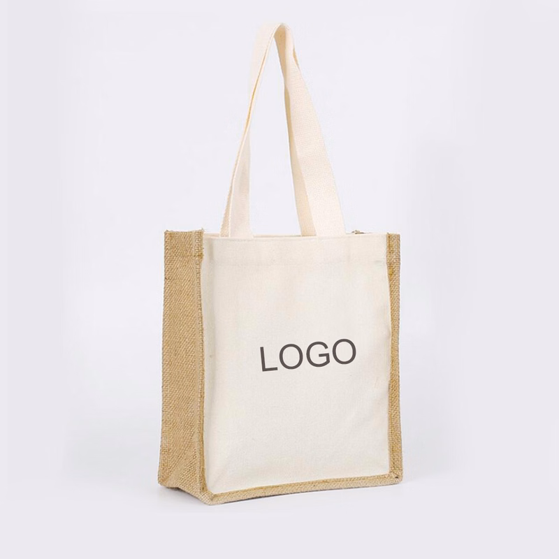 Imitation Linen Jute Tote Bag
