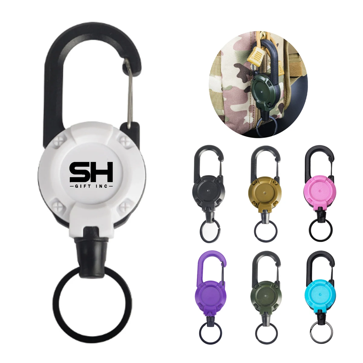 Backpack Wire Telescopic Buckle Key Hanging Buckle 1