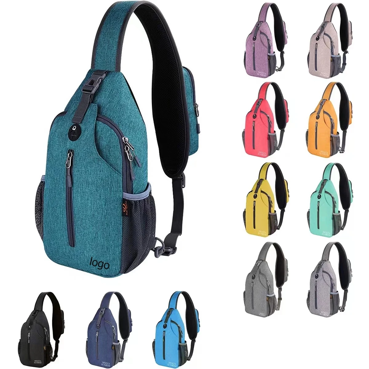 Crossbody Sling Bag Travel Hiking Chest Daypack 1