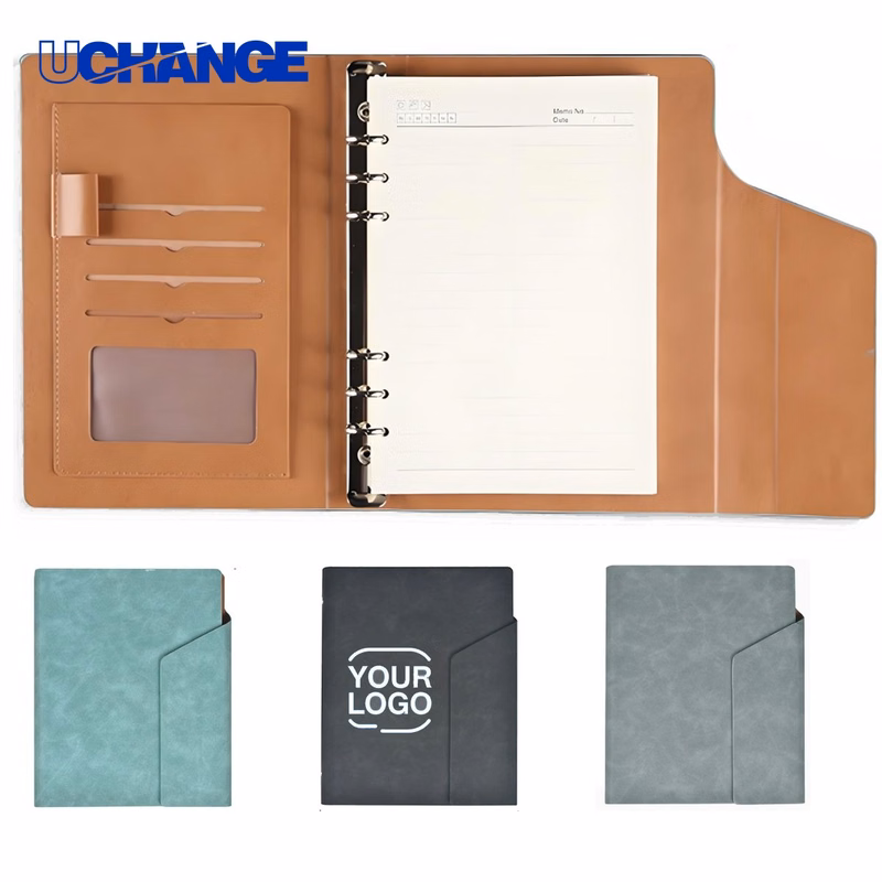 Three Fold PU Notebook Journal for Organization
