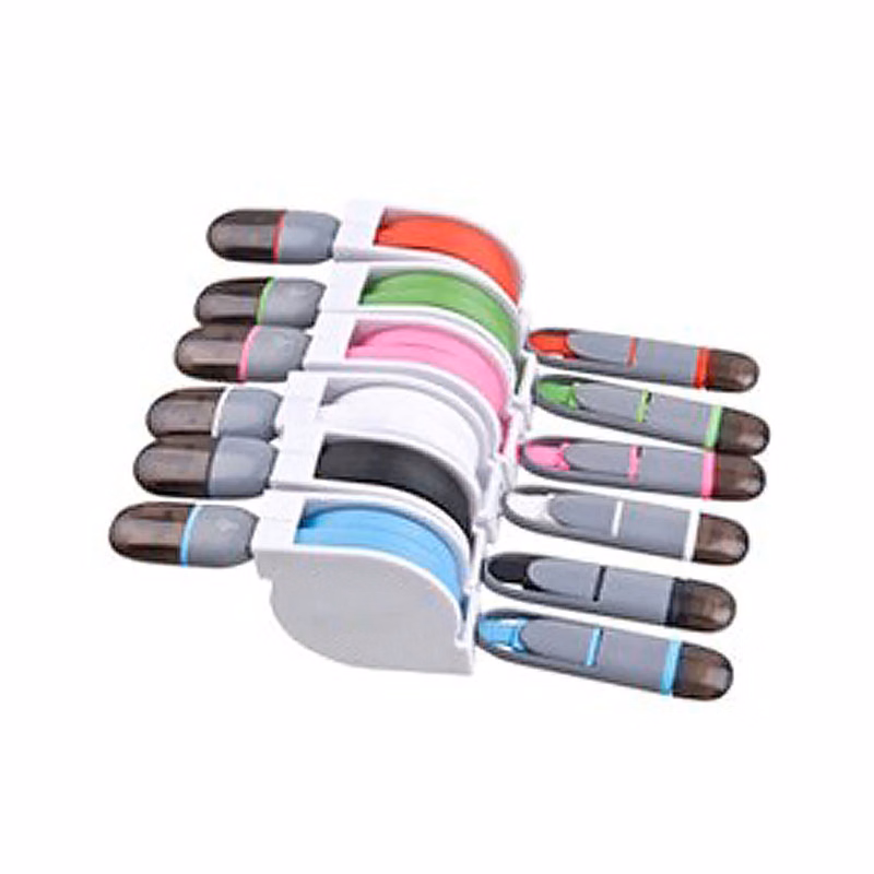 Dual Function Retractable Micro USB Charging Cable