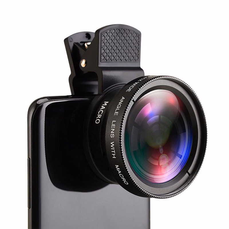 Clip-on Phone Lens Kit Super Wide Angle & Macro