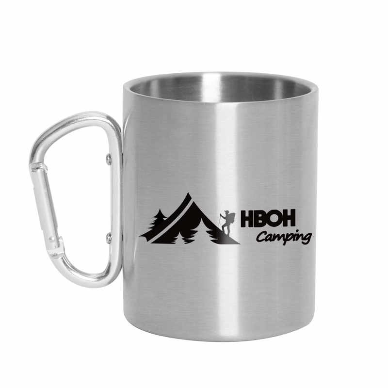 Stainless Steel Carabiner Mug