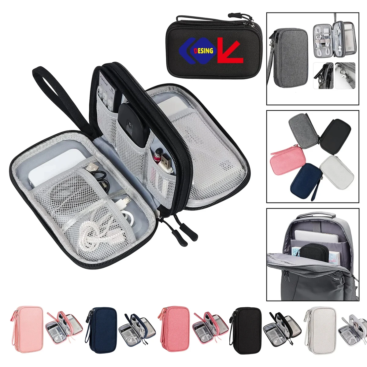 Electronic Organizer Tech Accessory Pouch 1