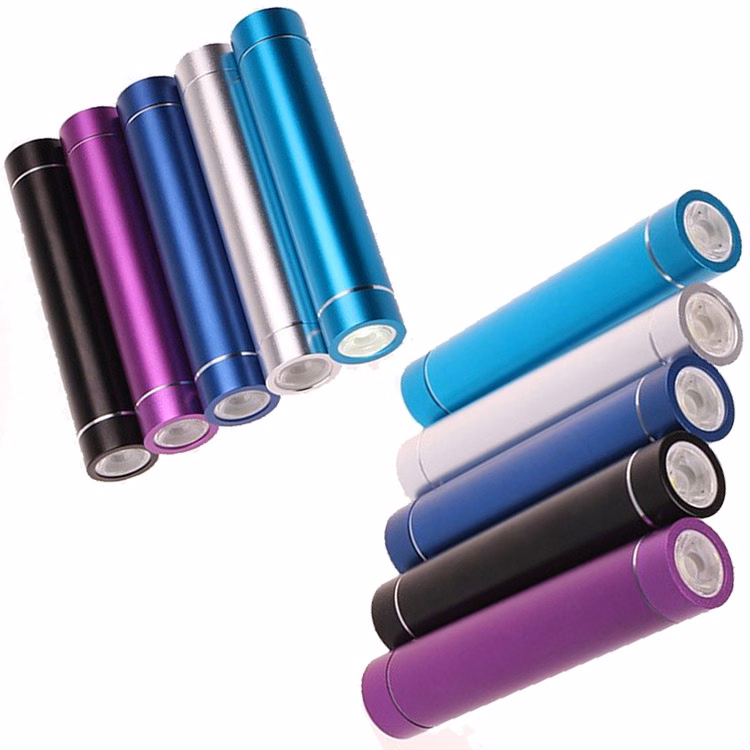 Glad 2600 mAh Aluminum Power Bank with LED Light