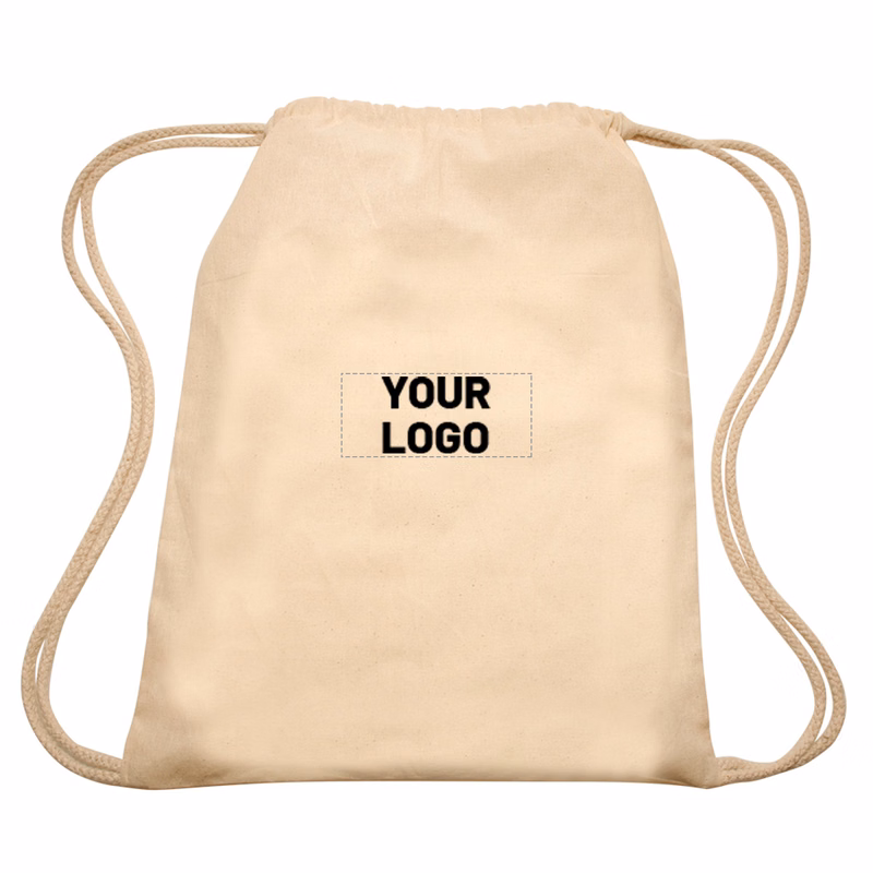 Eco-Friendly Cotton Drawstring Backpack