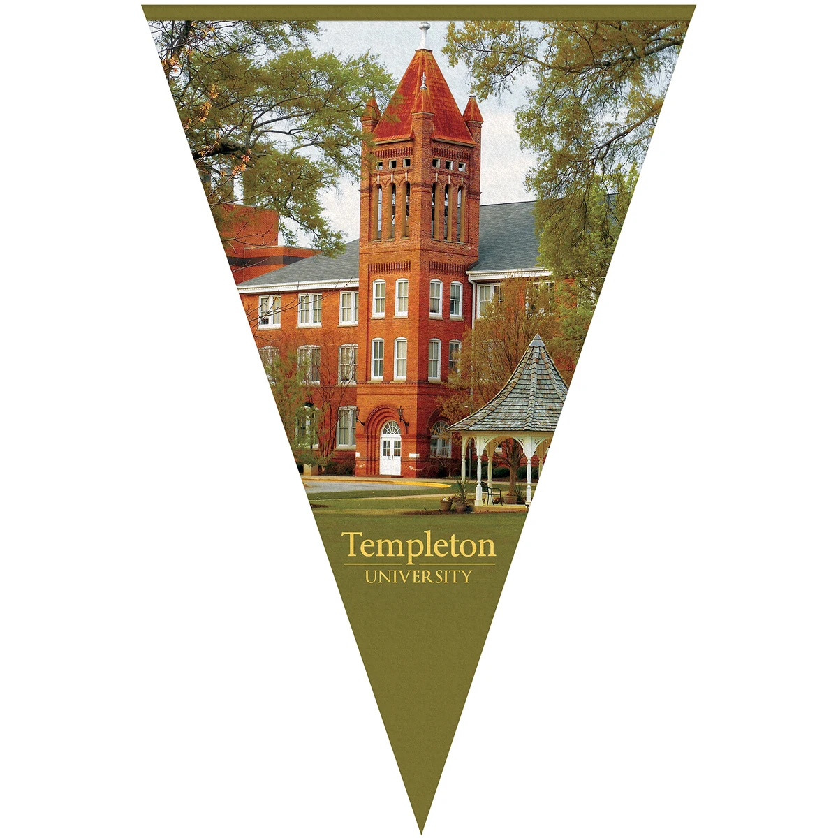 24" x 36" Vertical Triangle Shaped Felt Banner 1
