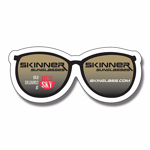 Magnet - EyeGlasses Shape (3.25x1.375) - 20 Mil