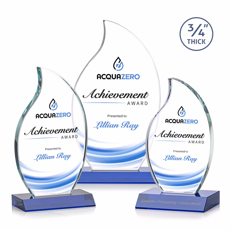 Croydon Flame VividPrint™ Award - Blue