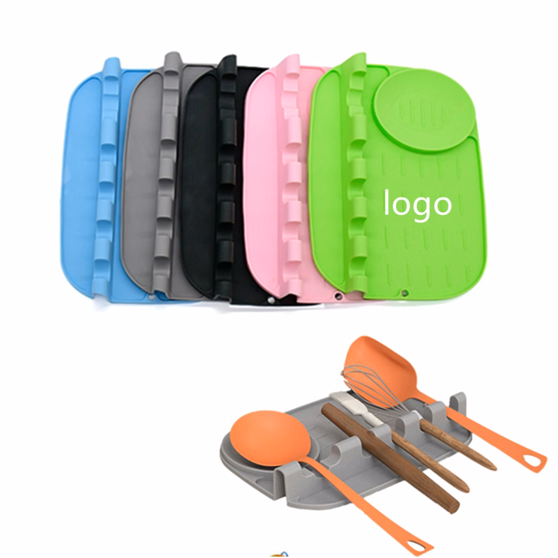 Silicone Spoon Holder with Drip Pad
