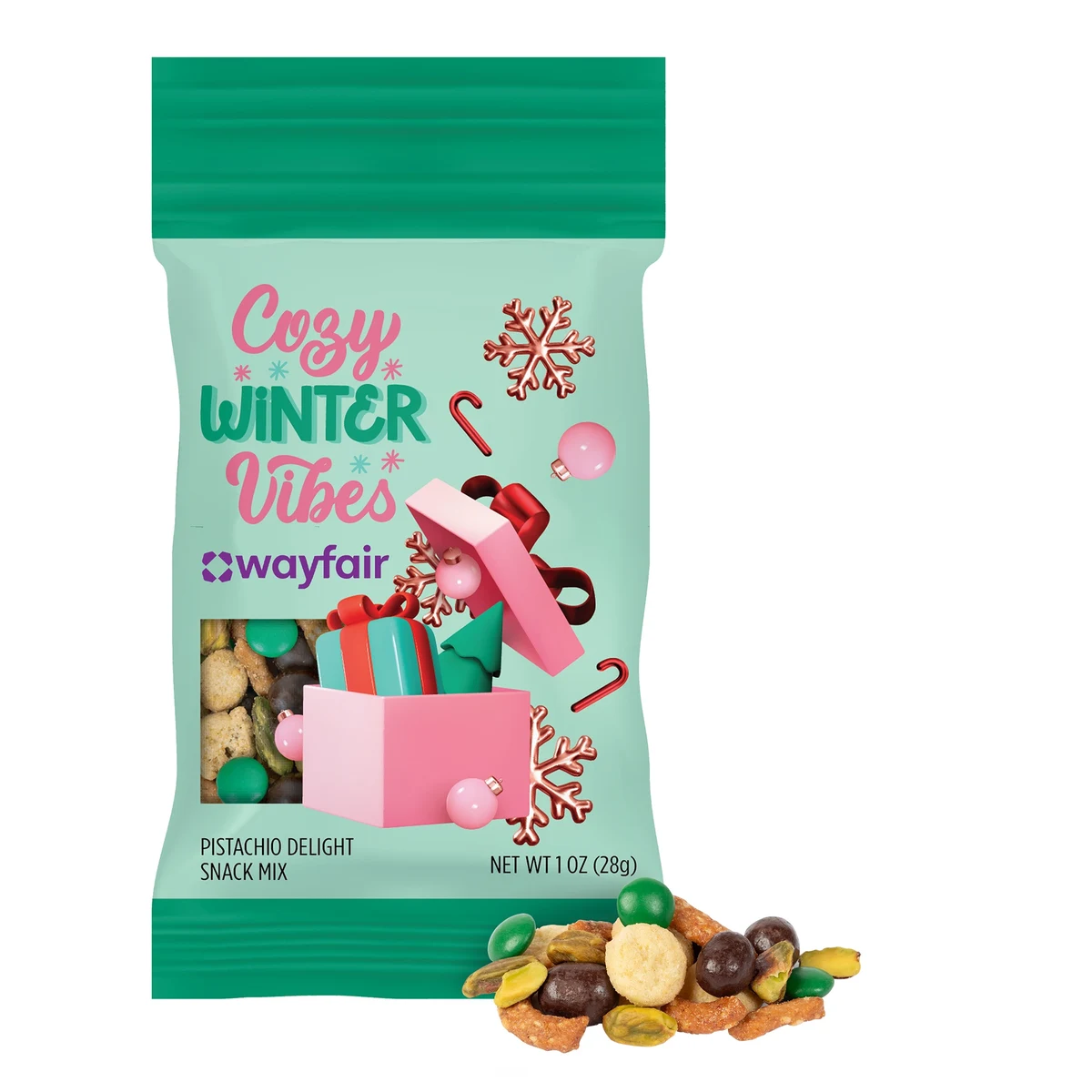 Pistachio Delight Snack Mix 1oz. Digibag 1