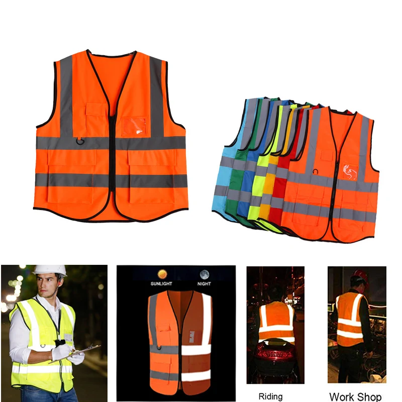 Reflective Safety Vest With Reflective Strips 1